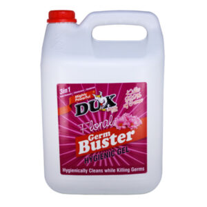 DUX THICK BLEACH AND TOILET DISINFECTANT DUX GERM BUSTER FLORAL SANS 643-1977 4X5L