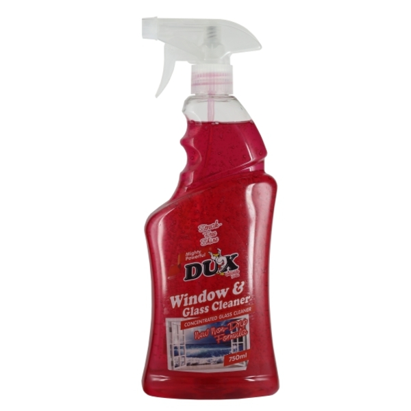 Glass cleaner dux windows non drip formula 12x750ml