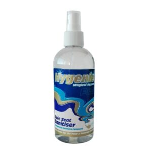 HYGENIE SAFE TOILET SEAT SANITISER SPRAY 12X300ML