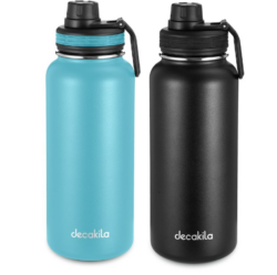 Decakila - Vacuum Flask Drinking Bottle - 900ml - Set Of 2