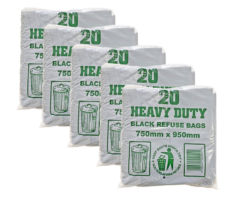 Refuse Bags Black Ropak